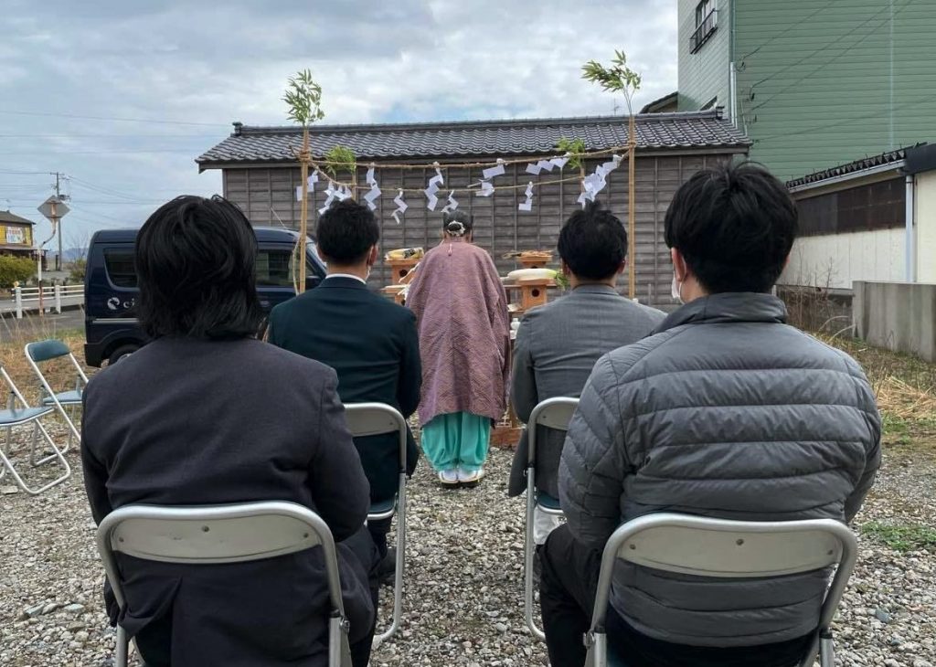地鎮祭の風景