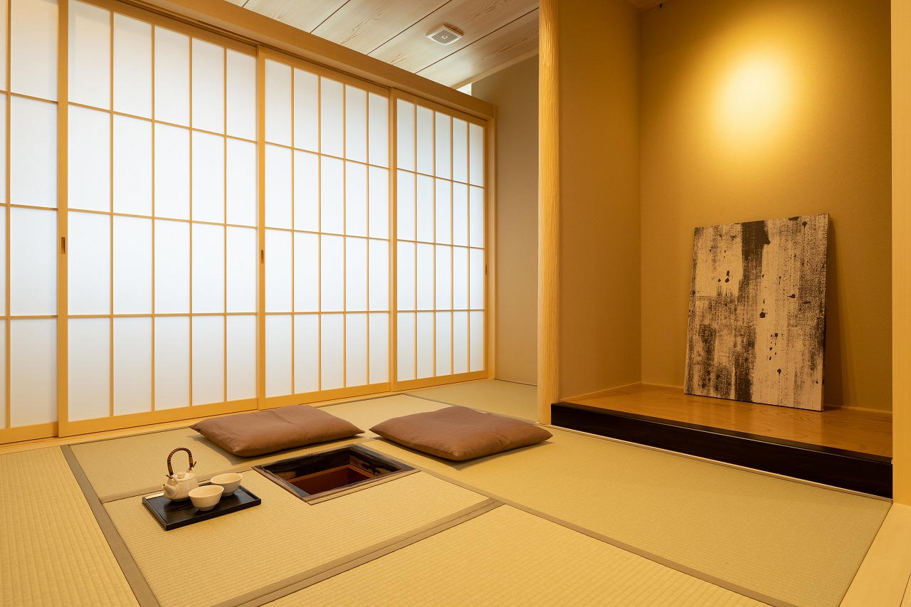 侘び寂び感じる平屋