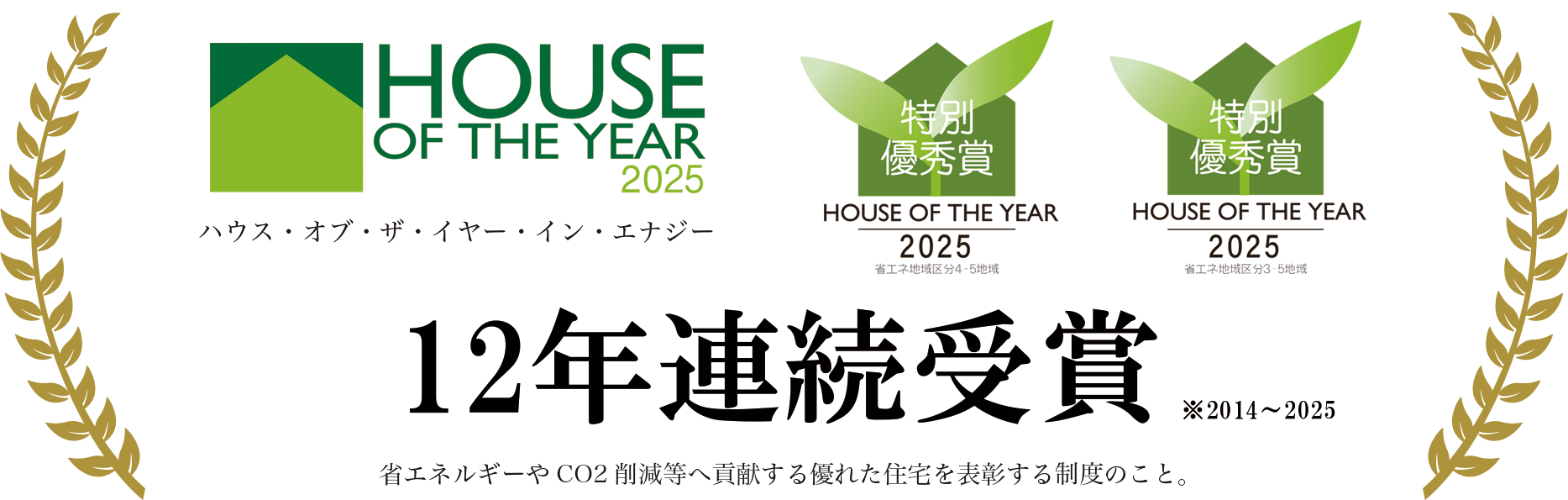 【12年連続受賞！】「ハウス・オブ・ザ・イヤー・イン・エナジー2025」を受賞いたしました